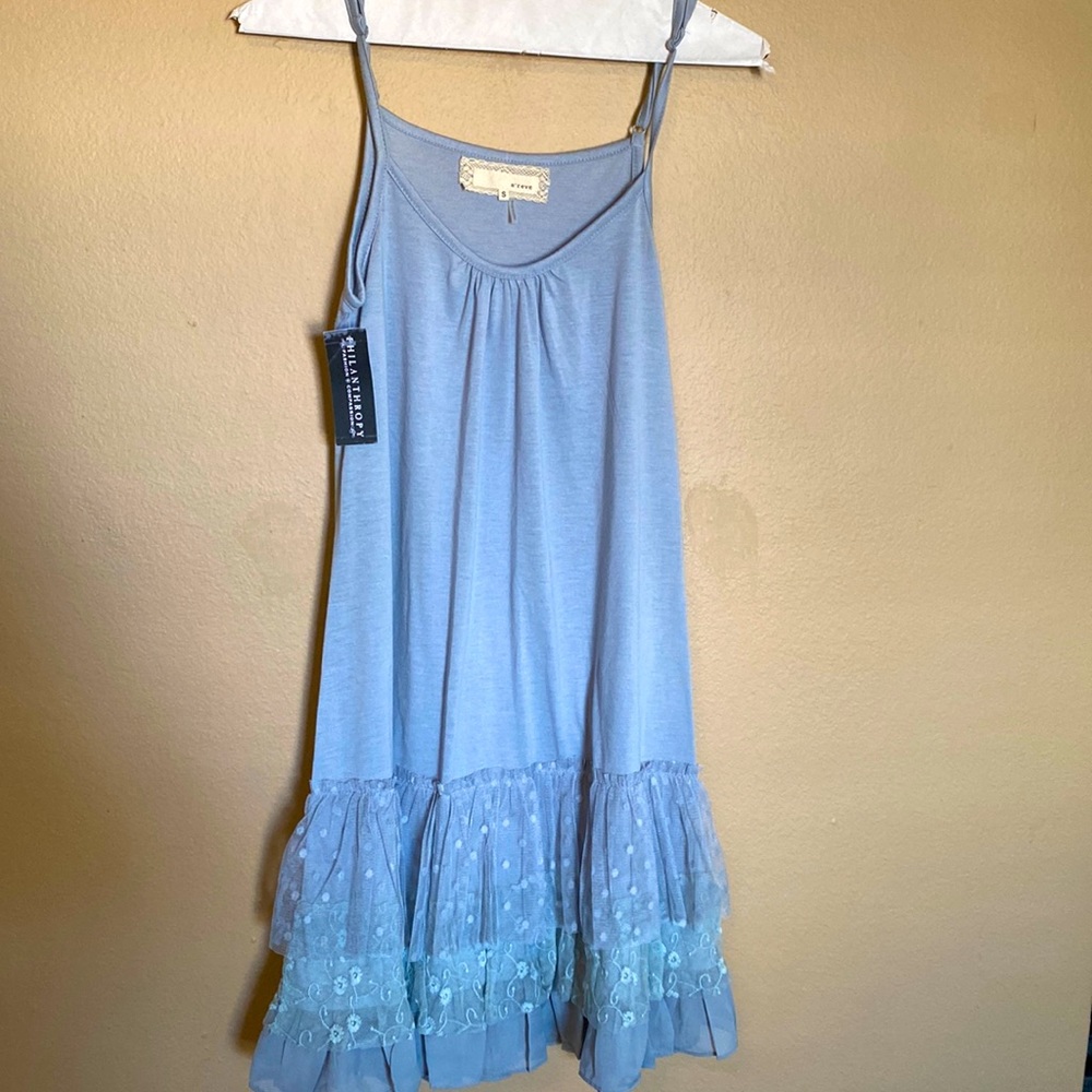 Philanthropy pale blue dress